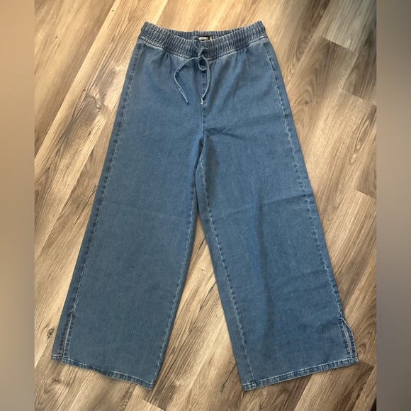 Women’s chambray like denim drawstring pants US6/28W - Picture 6 of 11